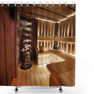 Personality  Traditional Finnish Sauna Shower Curtains