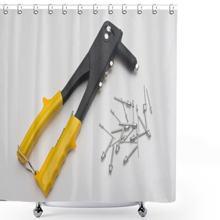 Personality  Riveters And Rivets  Shower Curtains