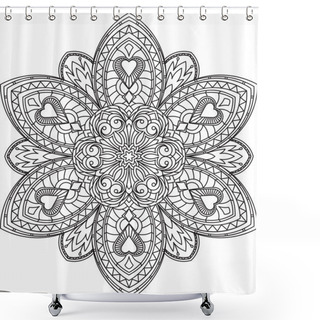 Personality  Mandala, Ethnic Decorative Element. Shower Curtains