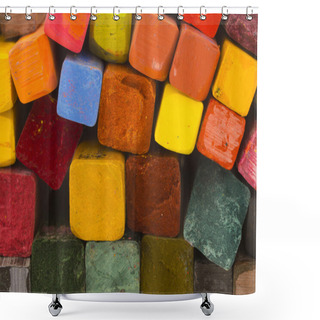 Personality  Artistic Crayons Shower Curtains