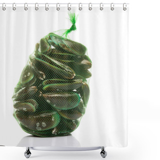 Personality  Saltwater Mussels Shower Curtains