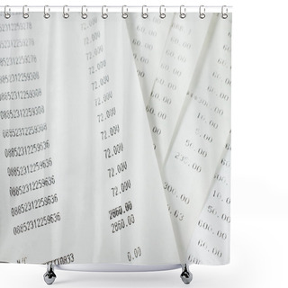 Personality  Bills Shopping List Shower Curtains