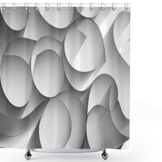 Personality  Paper Rolls, Abstract Shower Curtains