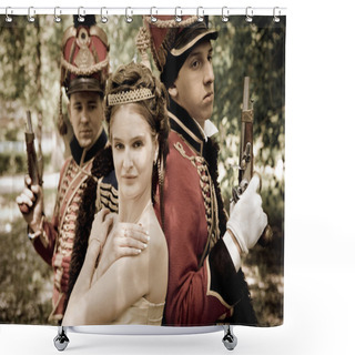 Personality  Duel Shower Curtains