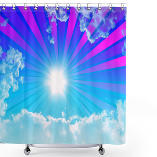 Personality  Midday Sun Shower Curtains