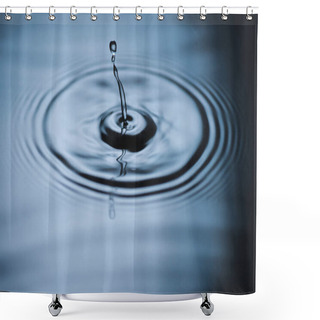 Personality  Splash On Water Surface Shower Curtains