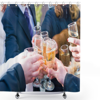 Personality  Congratulation Shower Curtains