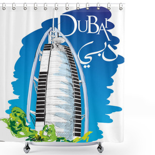 Personality  Dubai Shower Curtains