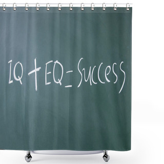 Personality  Formula For Success Shower Curtains