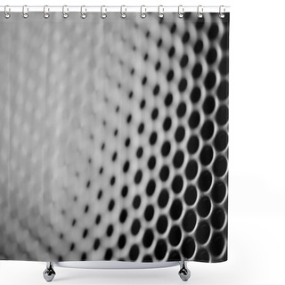 Personality  Mesh Background. Close Up. Shower Curtains