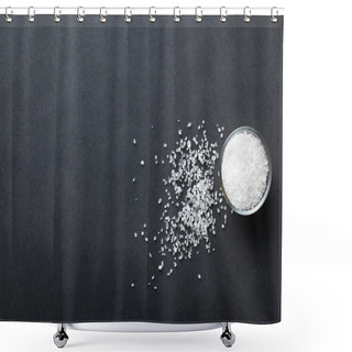 Personality  White Salt Shower Curtains