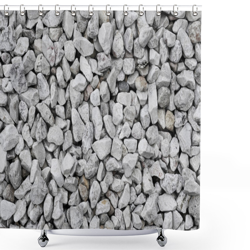 Personality  crushed stone background shower curtains
