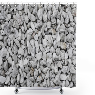 Personality  Crushed Stone Background Shower Curtains