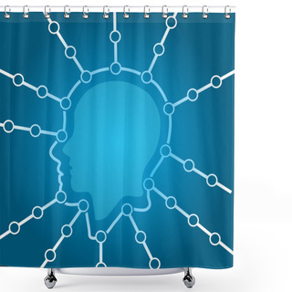 Personality  Neural Networks, Abstract Shower Curtains