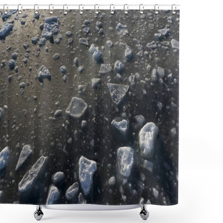 Personality  Scenic View Of Majestic Ice Floes, Arctic Ocean, Spitsbergen Island, Svalbard Archipelago, Svalbard And Jan Mayen, Norway, Europe Shower Curtains