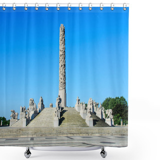 Personality  Vigeland Shower Curtains
