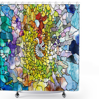 Personality  Advance Of Leaded Glass Shower Curtains