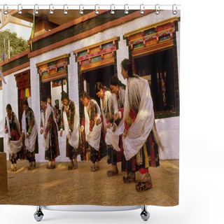 Personality  Folk Dance, Ladakh, India  Shower Curtains