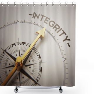 Personality  Integrity Concept Shower Curtains