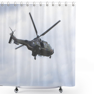 Personality  Military Helicopter Shower Curtains