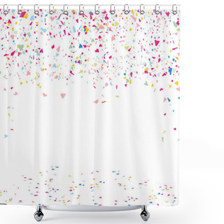 Personality  Confetti Shower Curtains