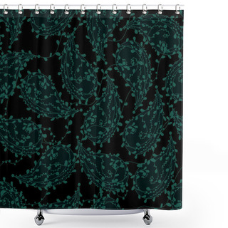 Personality  Seamless Paisley Ornament Shower Curtains