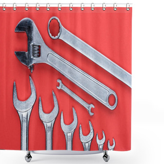 Personality  Wrenches Shower Curtains