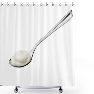 Personality  Yogurt On Spoon Shower Curtains