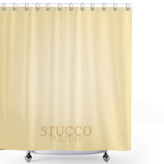Personality  Beige Stucco Texture Shower Curtains