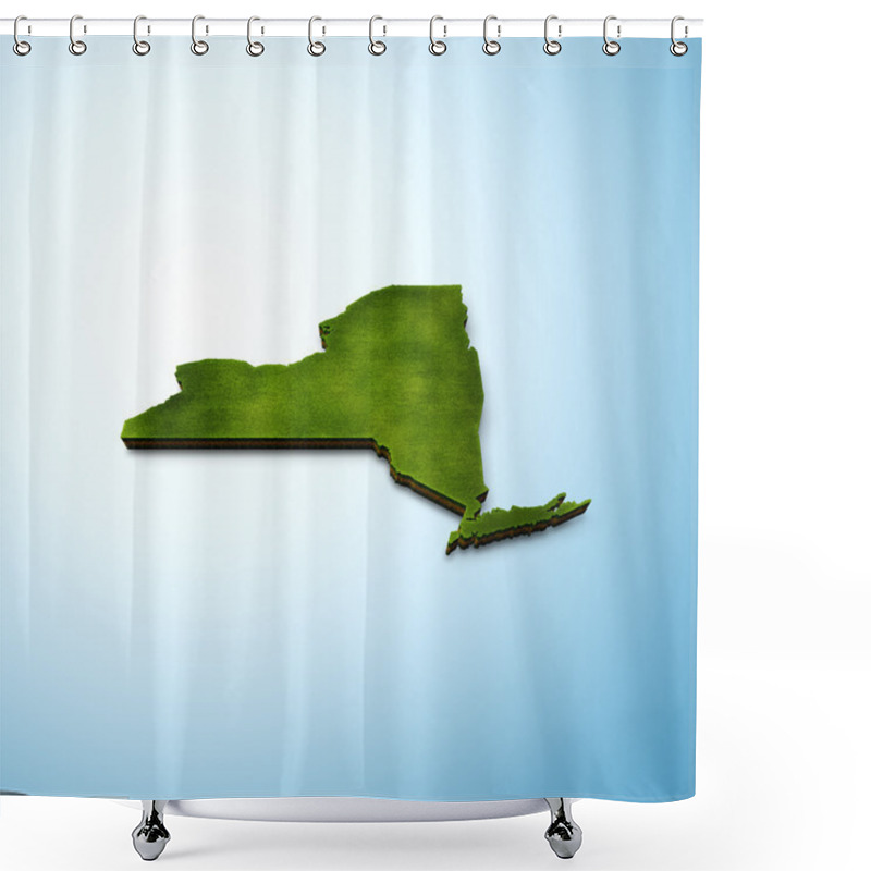 Personality  New York Map Shower Curtains