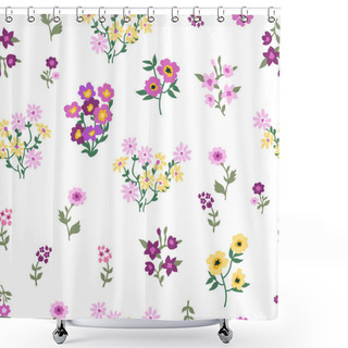 Personality  Seamless Vector Pattern. Shower Curtains