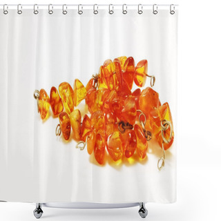 Personality  Amber Shower Curtains