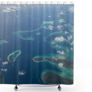 Personality  Solomon Islands Aerial View Shower Curtains