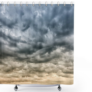 Personality  Dramatic Sky Before Storm Shower Curtains
