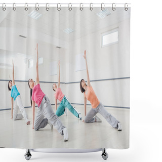 Personality  Women Exercising In A Fitness Class Shower Curtains