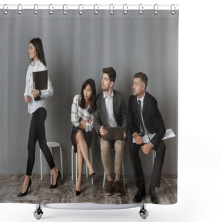 Personality  Job Interview Shower Curtains