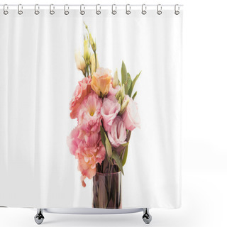 Personality  Beautiful Pink Flowers Shower Curtains