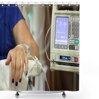 Personality  Intravenous IV Drip Shower Curtains