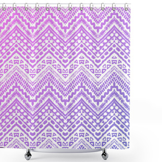 Personality  Hand Drawn Painted Seamless Pattern. Vector Illustration Shower Curtains