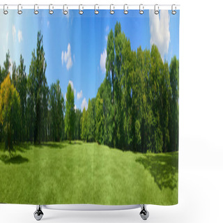 Personality  City Park Shower Curtains