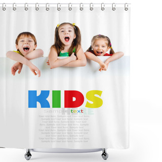 Personality  Cute Little Kids Shower Curtains