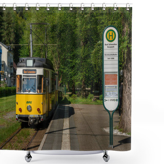Personality  The Kirnitzschtalbahn In Saxony Shower Curtains