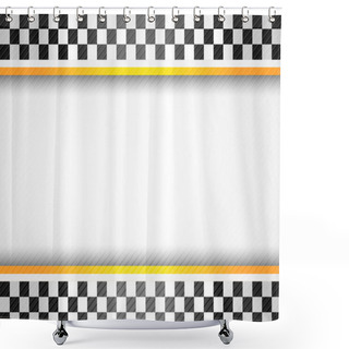 Personality  Racing Background Shower Curtains