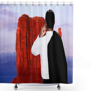 Personality  Communicate From Anywhere Shower Curtains