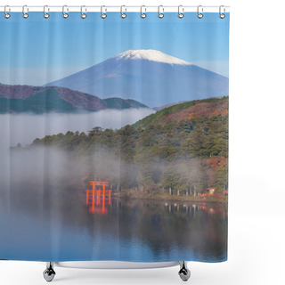 Personality  Mountain Fuji In Autumn  Shower Curtains