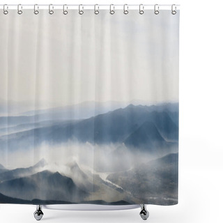 Personality  Fog Shower Curtains