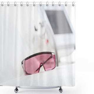 Personality  UV Protective Glasses Shower Curtains