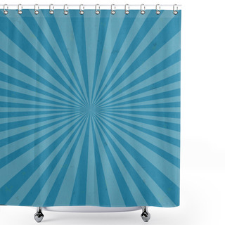 Personality  Retro Burst Background Shower Curtains