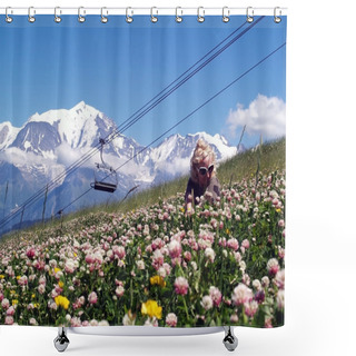 Personality  The Land Of Mont Blanc Shower Curtains