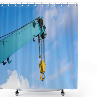 Personality  Construction Crane Shower Curtains